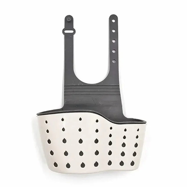 Home Storage Drain Basket Kitchen Sink Holder Adjustable Soap Sponge Shlf Hanging Drain Basket Bag Kitchen Accessories