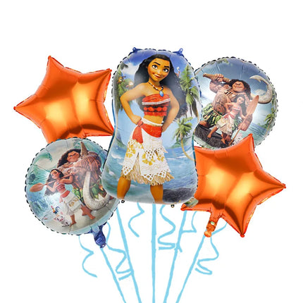 Disney Moana Birthday Decoration Tableware Cup Plate Backdrop Banner Kit Vaiana Moana Theme Happy Party Deco Balloons Supply Set