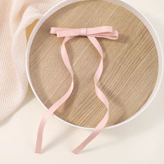 2pcs 2024 New Cute Ribbon Bow Headband Long Tassel Hair Clip Women's Hair Accessories Girls Party Headwear Side Clips Wholesale