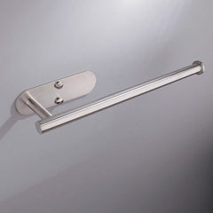 Adhesive Toilet Roll Paper Holder Organizer Wall Mount Storage Stand Kitchen Bathroom No Drill Tissue Towel Dispenser Stainless