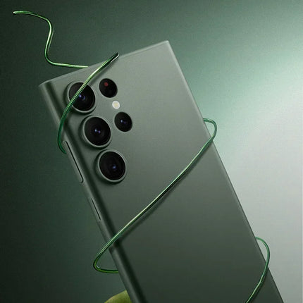 UltraThin 0.3mm shockproof transparent Outer case For Samsung Galaxy S24 Ultra Plus Solid Color Clear Frosted Matte PP Hard Case