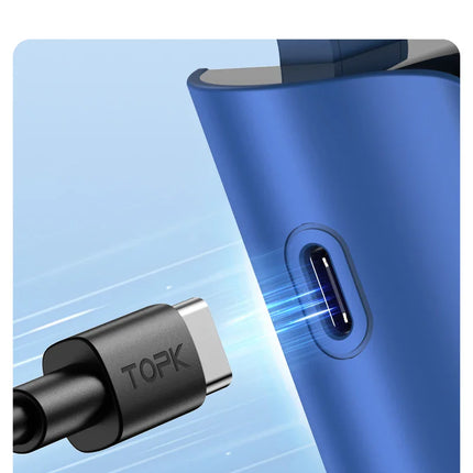 TOPK Portable Hand Held Fan,5000mAh 2-IN-1 Neck HandHeld Fan 180° Foldable Whisper-Quiet Brushless Motor Comes with Hanging Rope