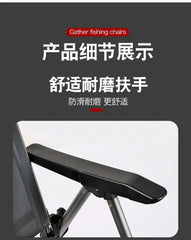 Aluminum Alloy European 낚시의자 Fishing Chair Foldable 캠핑의자 Thickened 낚시좌대 Portable 민물낚시의자 camping chair кресло для рыбалки
