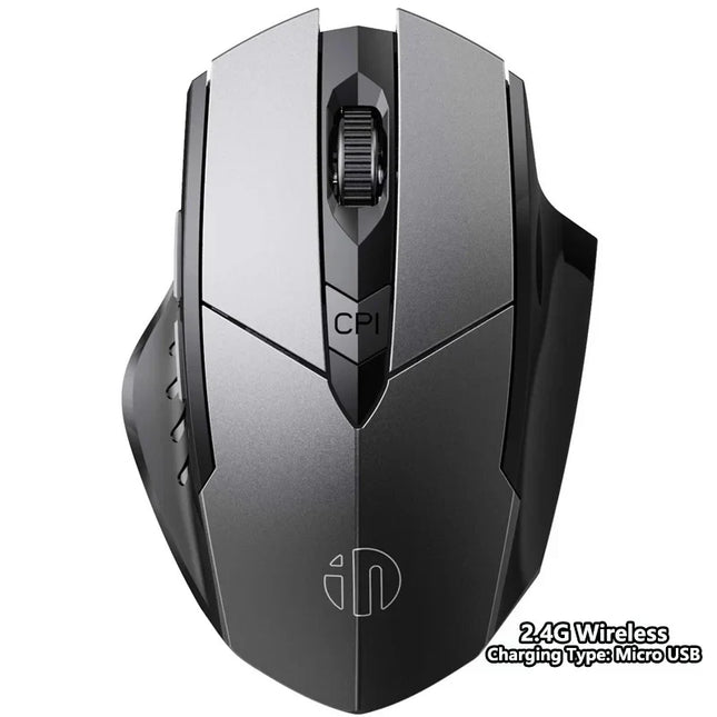 Bluetooth Compatible Mouse Rechargeable 2.4G INPHIC PM6 Wireless Mouse Office Mute Support PC Laptop Tablet Smartphone Universal