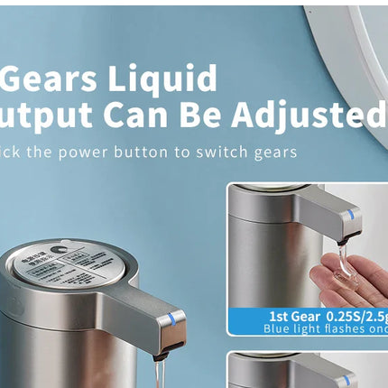 Kitchen Soap Machine Automatic Sensor Out of Hand Sanitizer Smart Electric Body Wash Soap Dispenser 304 Stainless Steel