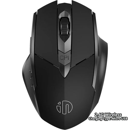 Bluetooth Compatible Mouse Rechargeable 2.4G INPHIC PM6 Wireless Mouse Office Mute Support PC Laptop Tablet Smartphone Universal