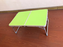 EFAN Small Folding Picnic Camping Table 60x40x26cm, Aluminium Lightweight Foldable Picnic Laptop Bed Travelling Portable Table