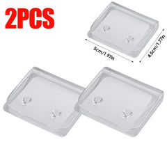 2/10PCS Shower Curtain Clips Non Punching Windproof Curtain Hook Traceless Shading Cloth Edge Fixed Sticker Bathroom Accessories