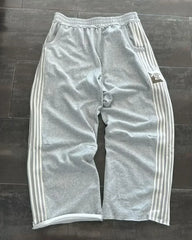 Korea's new simple striped loose casual pants.