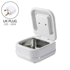 Household Ultrasonic Cleaner Ultrasound Jewelry Cleaner UV Light Sterilization Ultrasonic Dentures Retainer Washing Machine