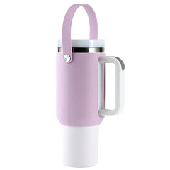 Portable Water Bottle Protective Sleeve Silicone Water Bottle Holder Bag  Bottle Carrier Sleeve with Handle for Stanley 40oz Cup