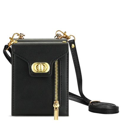 Zipper Wallet Crossbody  Phone Case for Samsung Galaxy Z Flip 6 5 4 3 Flip6 Flip5 Flip4 Flip3 5G with Card Holder Leather Cover