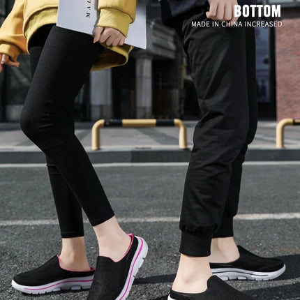 2024 Summer new breathable mesh shoes outdoor non-slip walking shoes comfortable sandals men half slippers casual loafers 35-48