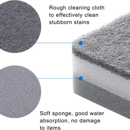 30/5pcs Magic Cleaning Sponges Double-sided Reusable Kitchen Sponge Wipes Pan Pot Dishwashing Scouring Pads Brush Clean Tools