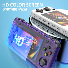 BOYHOM New R36H Retro Handheld Console Open-Source Linux System Classic Game Consoles 3.5 inch IPS Screen Portable Video Player