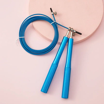 Steel wire skipping rope fitness sports equipment bearings skipping rope middle school students training aluminum alloy