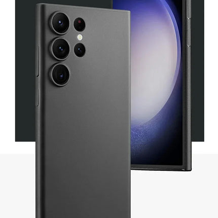 UltraThin 0.3mm shockproof transparent Outer case For Samsung Galaxy S24 Ultra Plus Solid Color Clear Frosted Matte PP Hard Case