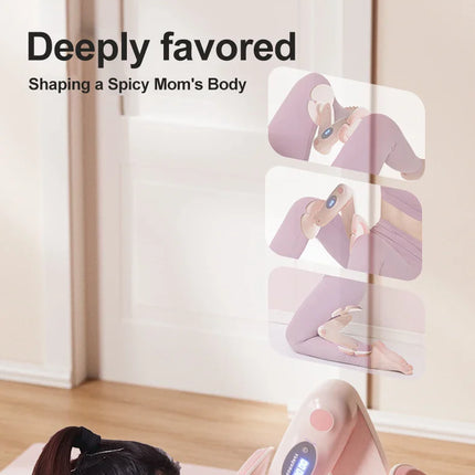 Women Postpartum Repair Pelvic Floor Muscle Leg Clamps Trainer LED Counted Exerciser Beauty Leg Convenient Fitness Equipment