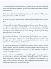 Baseus Bowie M2s ANC Earphone Bluetooth 5.3 Hybrid -48dB Noise Cancellation Wireless Headphone Support 3D Spatial Audio Earbuds