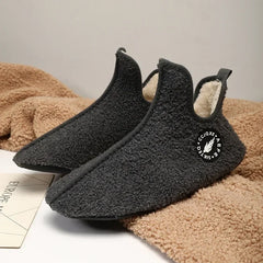 Winter Slippers Men Couples Slippers Non-slip Warm Women and Men Slipper Indoor Soft Shoes Comfortable Flat Home Cotton Shoe