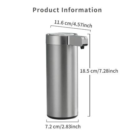 Kitchen Soap Machine Automatic Sensor Out of Hand Sanitizer Smart Electric Body Wash Soap Dispenser 304 Stainless Steel