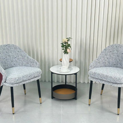 Modern Upholstered Dining Chairs, High-Density Sponge Foam, for Kitchen and Restaurant Dinner Chair, Set of 2