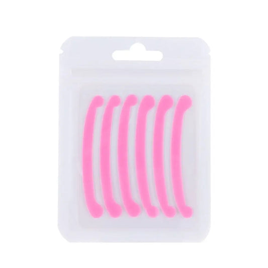 6Pcs Eyelashes Lifting Silicone Stripe Reusable Eye Lashes Lifting Curler Pad Perm Ribbon Eyelash Extension Supplies Makeup Tool