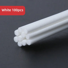 100Pcs Reed Diffuser Sticks Set 3mm 8inch Fiber Reed Diffuser Sticks Fragrance for Bedroom Office Bathroom Home