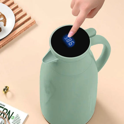 Xiaomi 2L Coffee Thermos Household Digital Display Glass Liner Vacuum Flasks Large Capacity Water Bottle Kitchen Thermal Kettle