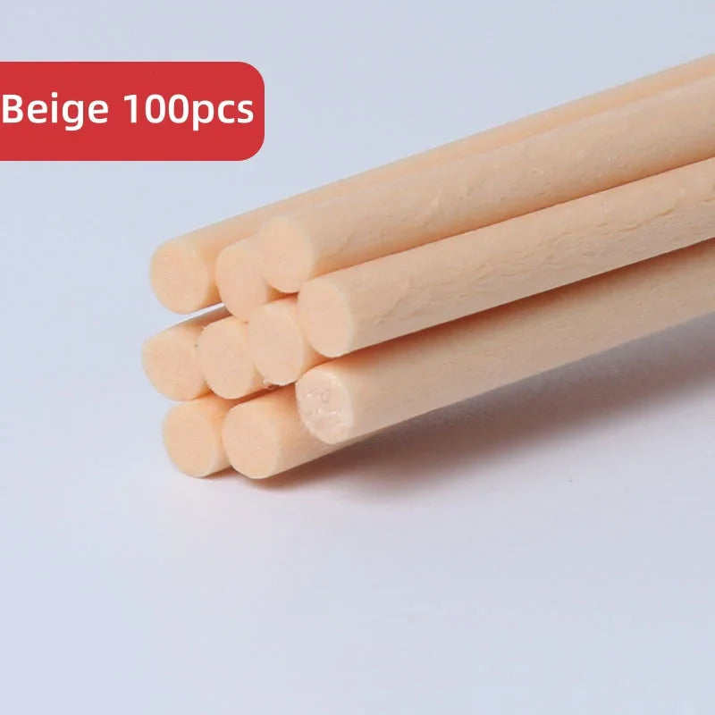 100Pcs Reed Diffuser Sticks Set 3mm 8inch Fiber Reed Diffuser Sticks Fragrance for Bedroom Office Bathroom Home