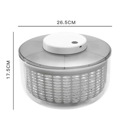 Stainless steel Vegetable Dehydrator Electric Cleanse Dryer Strainer Fruit and Vegetable Dry Wet Separation Dehydrator Kitchen