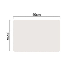 60/40cm Oversized Food Grade Silicone Waterproof Placemat Heat Insulation Anti-Skidding Washable Table Mat For Kitchen Dinner
