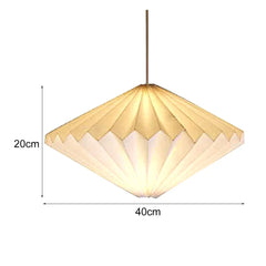 Hanging Lamp Cover Nordic Style Chandelier Lamp Shade Creative Paper Origami Ceiling Pendant Lampshade for Living Room Decor