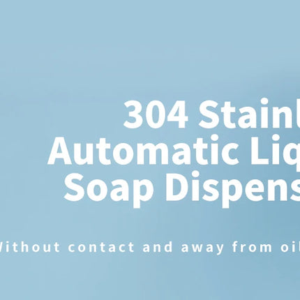 Kitchen Soap Machine Automatic Sensor Out of Hand Sanitizer Smart Electric Body Wash Soap Dispenser 304 Stainless Steel