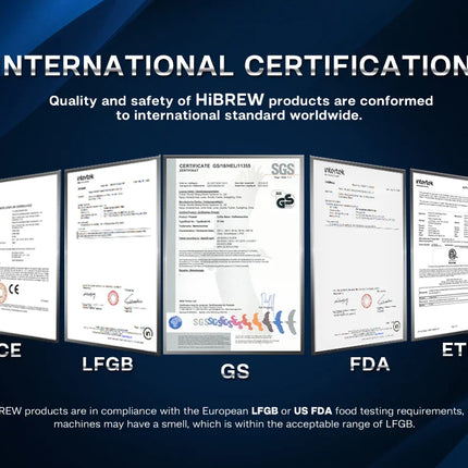 HiBREW Milk Frother Frothing Foamer Chocolate Mixer Cold/Hot Latte Cappuccino fully automatic Milk Warmer Cool Touch M1A