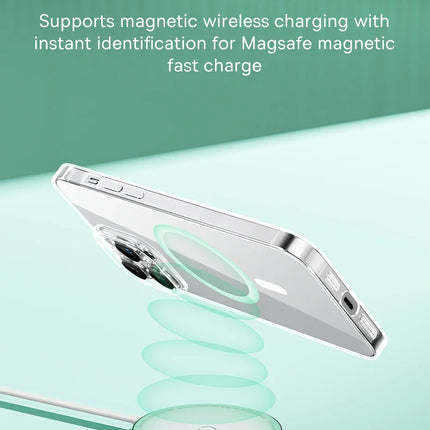 Baseus Magnetic Phone Case for iPhone 15 14 13 12 11 Pro Max Wireless Charging Cover For iPhone 15 14 Pro Max Magnet Clear Case