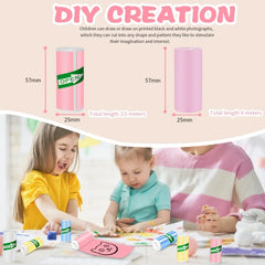 Mini Printer Color Sticker Thermal Paper Label Paper Sticker Photo Papers For PeriPage PAPERANG Poooli 57mm width Photo Printer