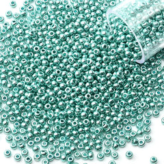 12Grams/Tube 2mm Metallic Seed Beads Japanese Round Glass Seedbeads For DIY Needlework Dress Adornment Sewing 1200pcs