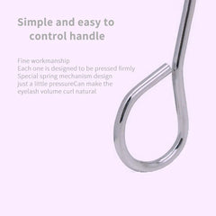 Mini Eyelash Curler - Portable Partial Lash Curler Tweezers Stainless Steel Makeup Tool