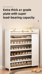 Free installation shoe rack indoor simple folding household multi-layer dustproof rental room shoe storage artifact