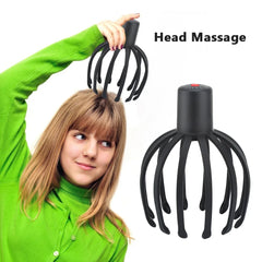 Electric Scalp Massager - Octopus Claw Head Massager for Stress Relief Headache Vibration