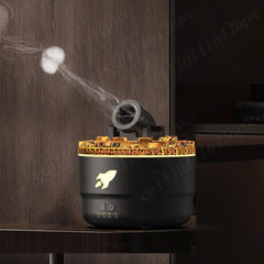 Artillery Fire Essential Oil Diffuser Aromatherapy Volcanic Crack Light Cannons Blast Humidifier Air Humidifier Aroma Humidifier