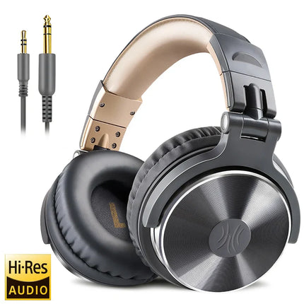 Oneodio Wired Professional Studio Pro DJ Headphones With Microphone Over Ear HiFi Monitor Music Headset Earphone For Phone PC