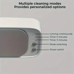 Xiaomi Ultrasonic Glasses Cleaning 45KHZ Ultrasound Jewelry Cleaner Machine High Frequency Ultrasonic Cleaning Bath For Jewelry