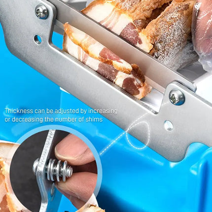 Multifunctional Table Slicer Frozen Meat Beef Herb Mutton Roll Fruit Bread Vegetable Slicer Machine