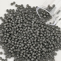 12Grams/Tube 2mm Metallic Seed Beads Japanese Round Glass Seedbeads For DIY Needlework Dress Adornment Sewing 1200pcs