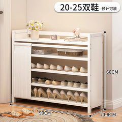 Free installation shoe rack indoor simple folding household multi-layer dustproof rental room shoe storage artifact