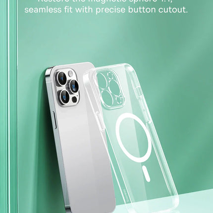 Baseus Magnetic Phone Case for iPhone 15 14 13 12 11 Pro Max Wireless Charging Cover For iPhone 15 14 Pro Max Magnet Clear Case