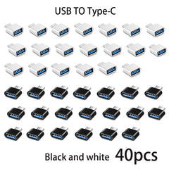 Mini Type C to USB Adapter 3.0 USB-C  Male OTG A Female Data Connector For MacBook Pro iPad Mini 6/Pro MacBook Air Type C Device
