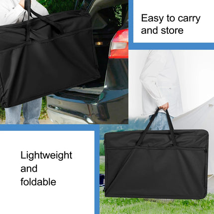 WOLTU Aluminium Foldable Camping Cabinet Travel Kitchen Cooking Storage Rack BBQ Table with Carry Bag for Outdoor  Garden Picnic